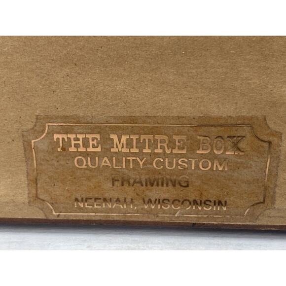 Antique Baby Telephone Photo | 1920s Black White Framed Photography Nursery Art - Picture 5 of 12